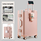 TSA-Lock Aluminum Carry-On Suitcase