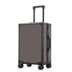 Aluminum-Frame Carbon Fiber Carry-On Suitcase