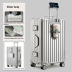TSA-Lock Aluminum Carry-On Suitcase