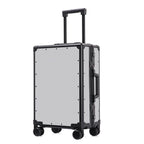 Aluminum-Frame Carbon Fiber Carry-On Suitcase