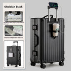 TSA-Lock Aluminum Carry-On Suitcase