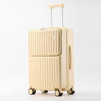 Front-Fastening Hardside Carry-On Suitcase