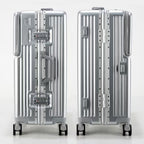 Front-Opening Aluminum Carry-On Suitcase